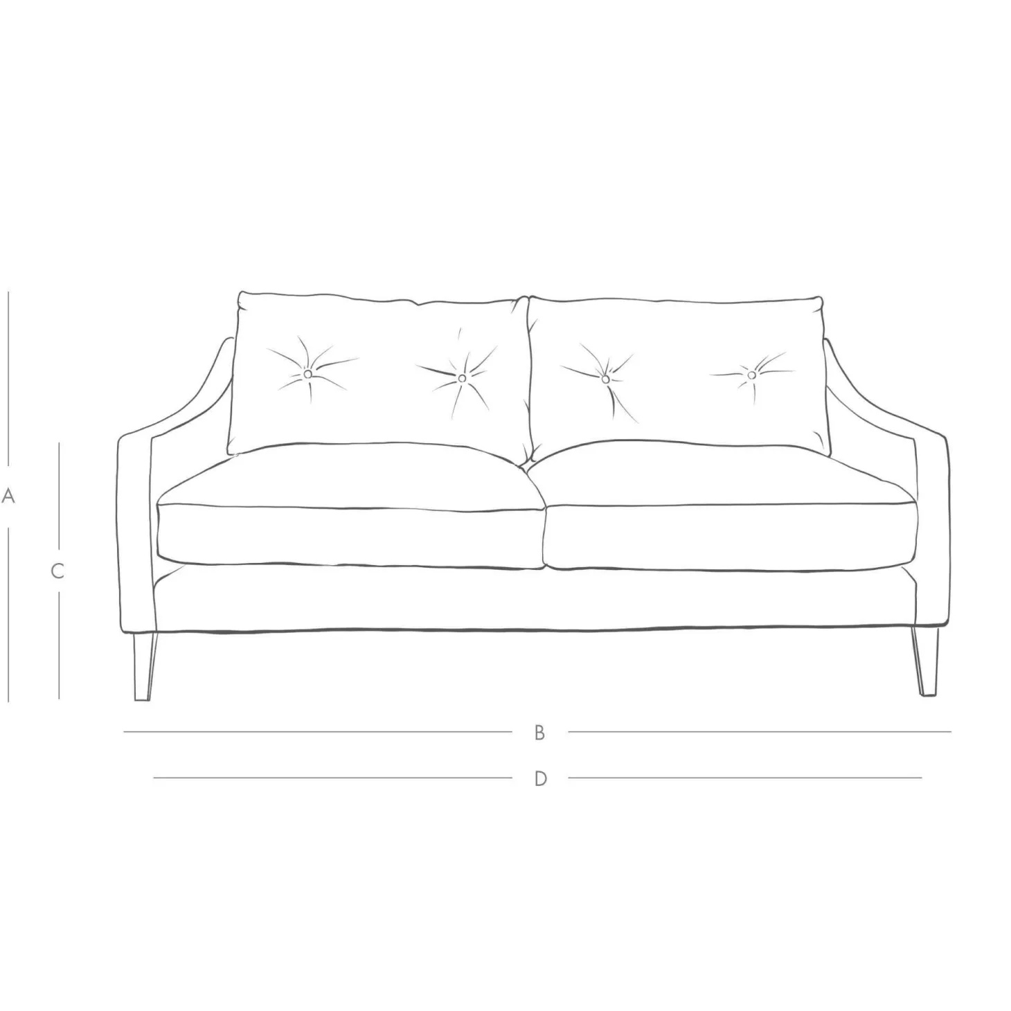 Deep Dream Carnelian Velvet Two and a Half Seater Sofa