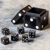 Dice Box with Set of 6 Dice