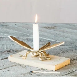 Diego Dragonfly Candle Holder