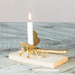 Diego Dragonfly Candle Holder