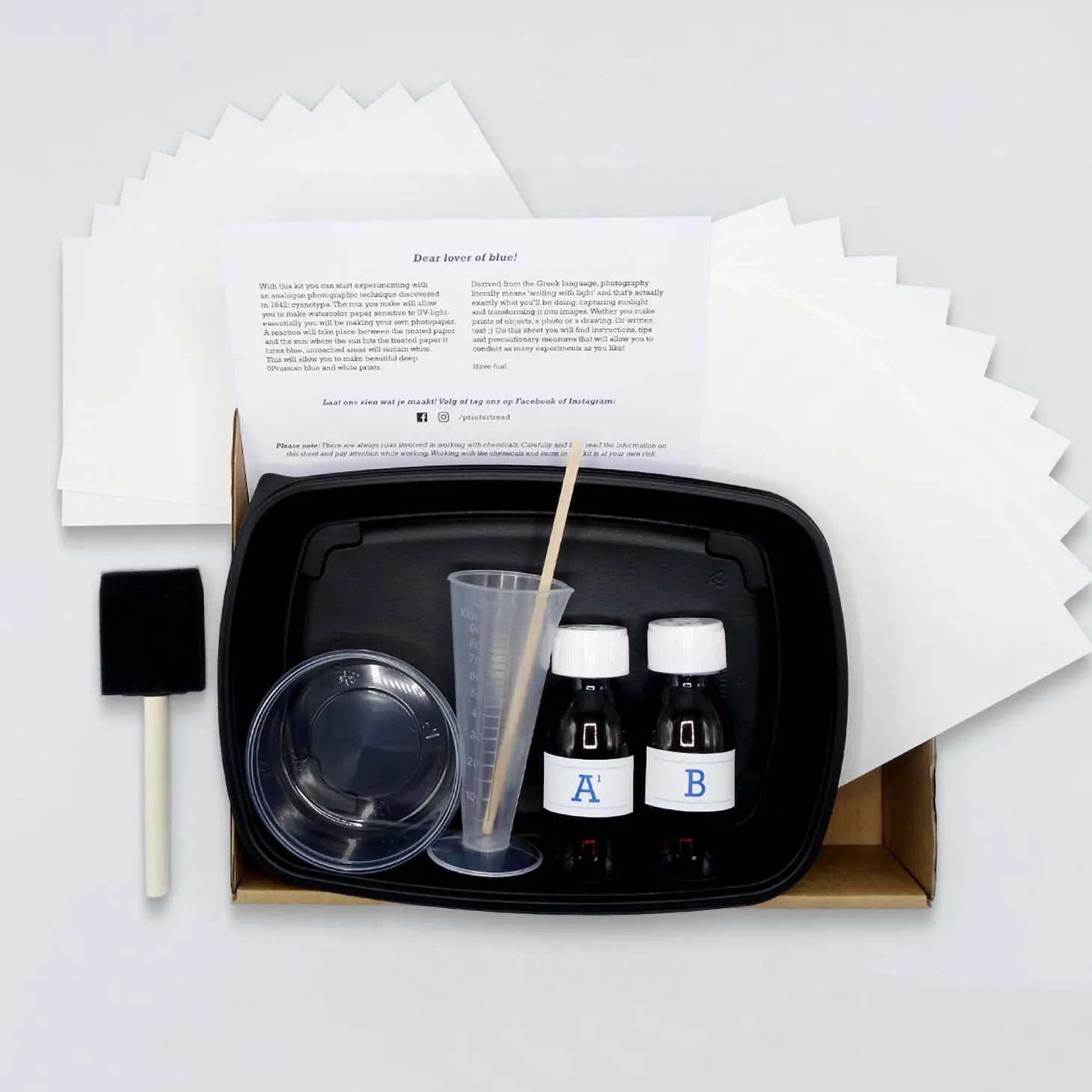 DIY Cyanotype Paper Kit
