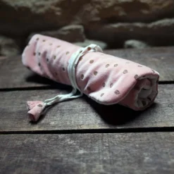 Dotty Velvet Jewellery Rolls