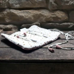 Dotty Velvet Jewellery Rolls