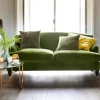 Doze Forest Green Velvet Sofa
