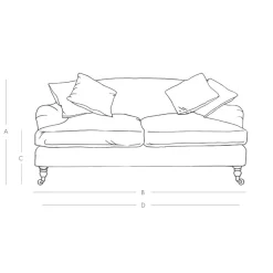 Doze Forest Green Velvet Sofa