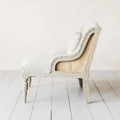 Duchess Natural Linen Armchair