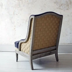 Duke Grey Velvet Armchair