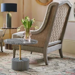 Duke Natural Linen Armchair