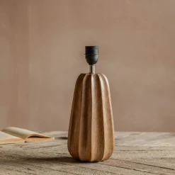 Duncombe Natural Wooden Table Lamp