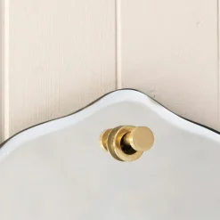 Durley Scalloped Oval Wall Mirror