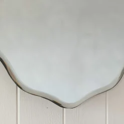 Durley Scalloped Oval Wall Mirror