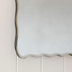 Durley Scalloped Rectangular Wall Mirror