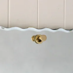 Durley Scalloped Rectangular Wall Mirror
