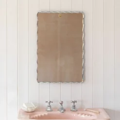 Durley Scalloped Rectangular Wall Mirror