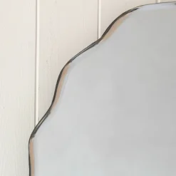 Durley Scalloped Round Wall Mirror