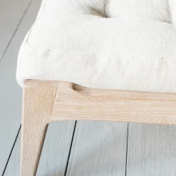 Dylan Linen Footstool
