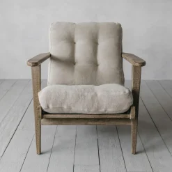 Dylan Natural Linen Armchair