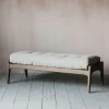 Dylan Natural Linen Bench
