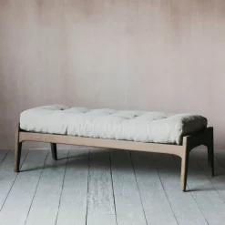 Dylan Natural Linen Bench