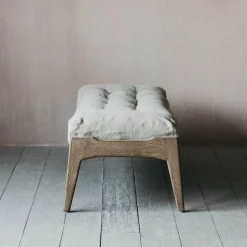 Dylan Natural Linen Bench