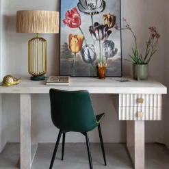 Eckley Whitewashed Desk