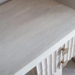 Eckley Whitewashed Desk