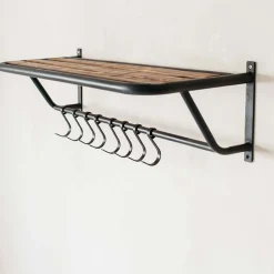 Eight Hook Coat Rack