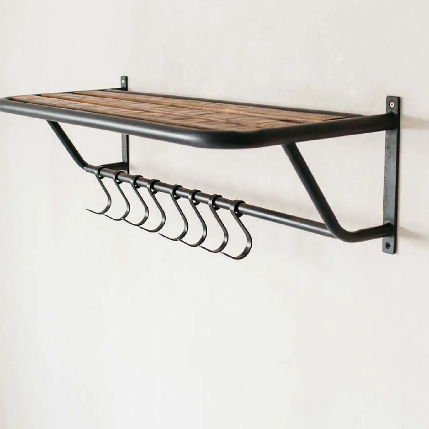 Eight Hook Coat Rack