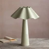 Eldon Sage Enamel Table Lamp Large