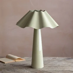 Eldon Sage Enamel Table Lamp Large
