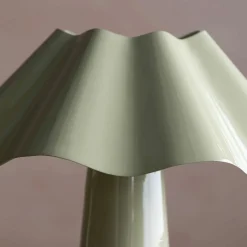 Eldon Sage Enamel Table Lamp Small