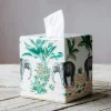Elephant Tissue Box Cover