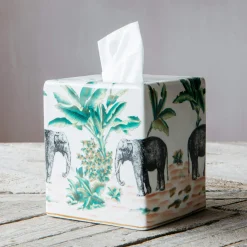 Elephant Tissue Box Cover
