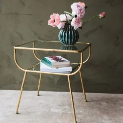 Eluminea Large Gold Side Table