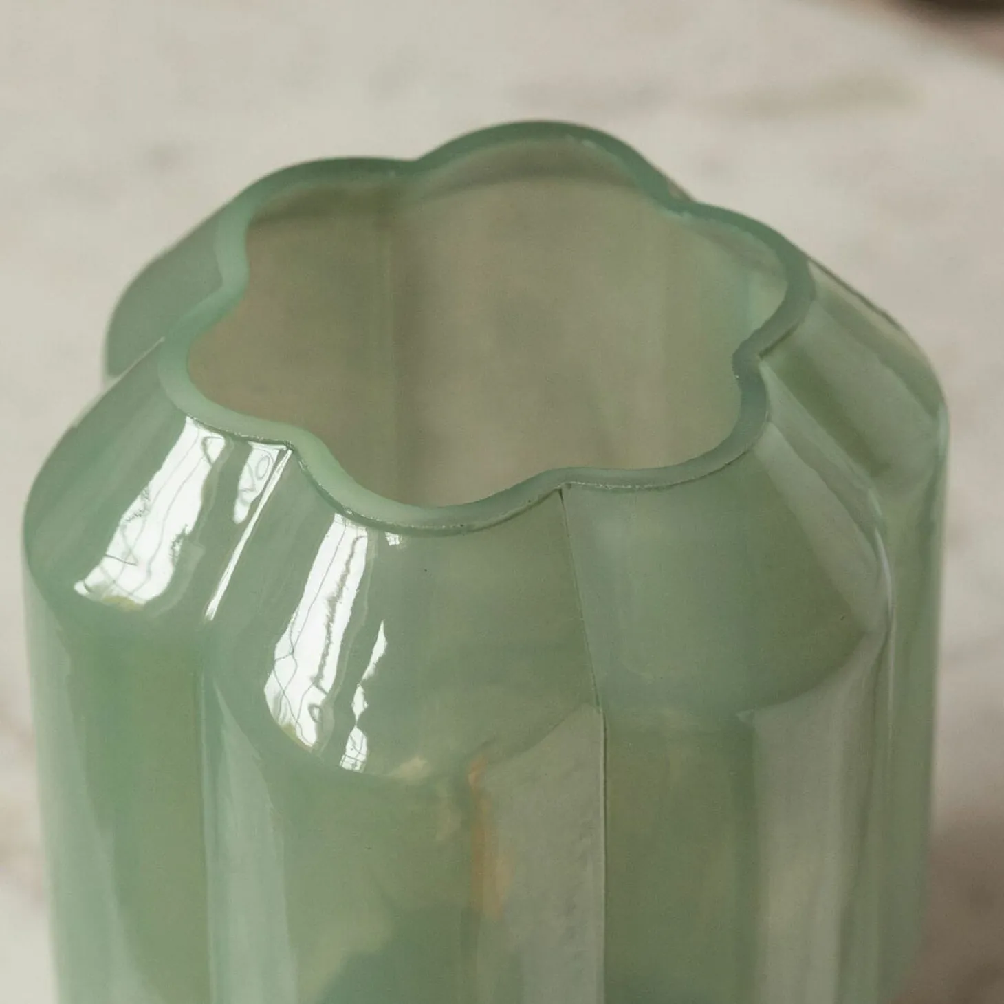 Emaline Small Green and Gold LED Table Lamp
