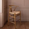 Emperor Natural Rattan Kitchen Stool