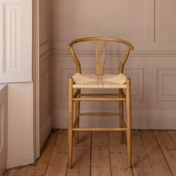 Emperor Natural Rattan Kitchen Stool