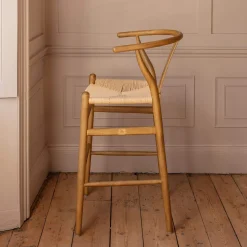 Emperor Natural Rattan Kitchen Stool