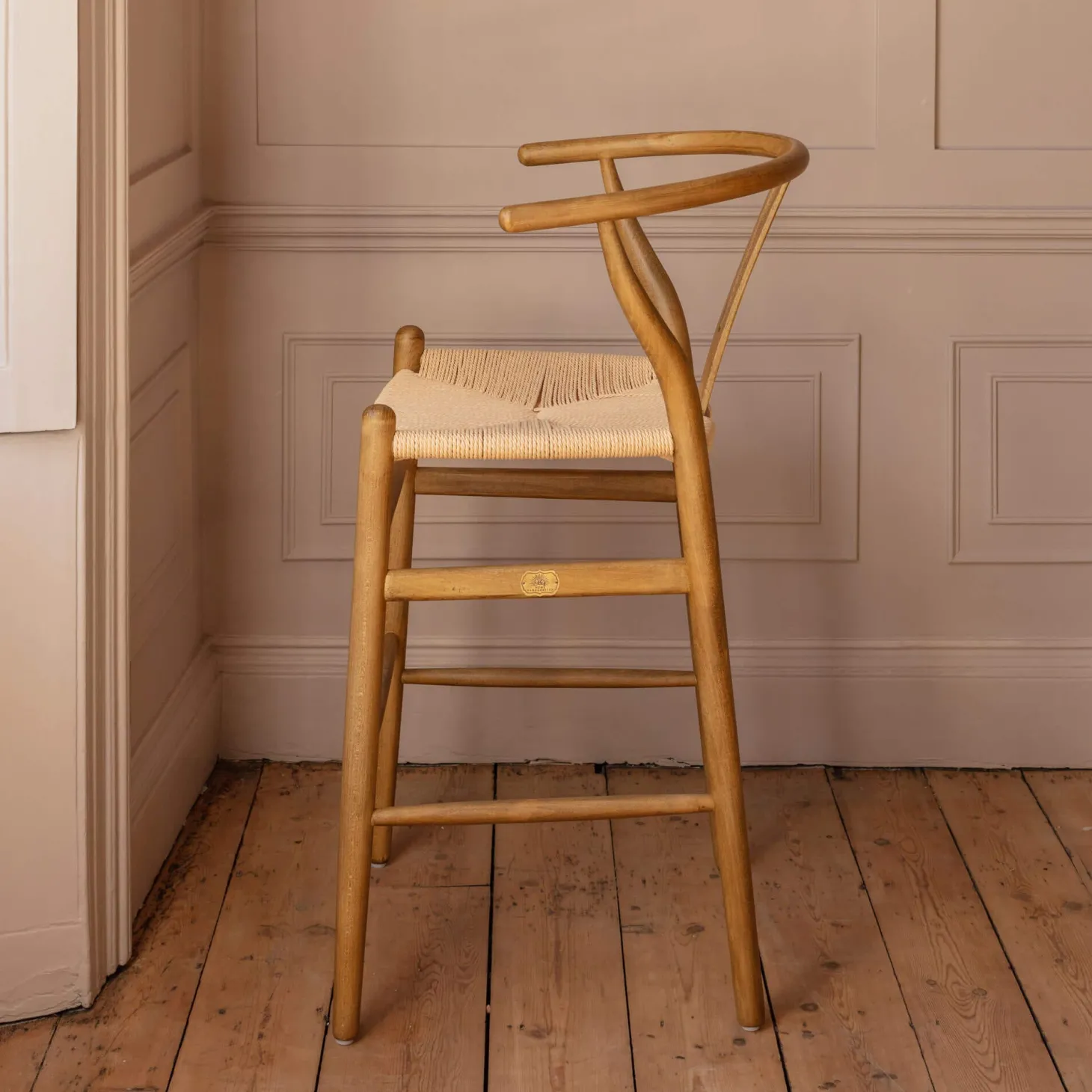 Emperor Natural Rattan Kitchen Stool