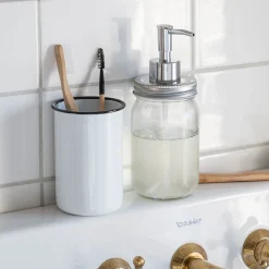 Enamel Toothbrush Holder