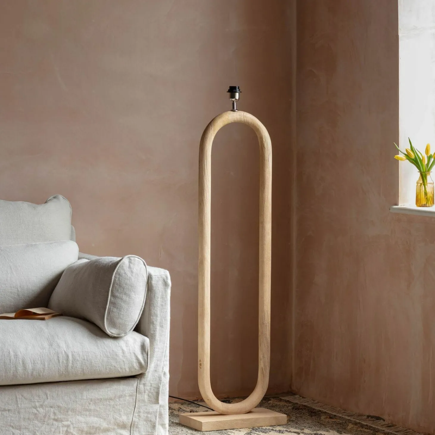 Enzo Wooden Floor Lamp