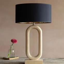 Enzo Wooden Table Lamp