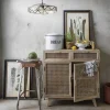 Esben Cane Cupboard with Drawers