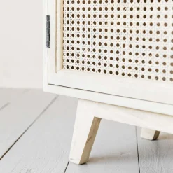 Esben Cane Cupboard with Drawers
