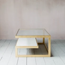 Estere Gold and Marble Coffee Table