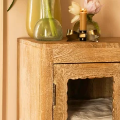 Ethan Wooden & Glass Cabinet