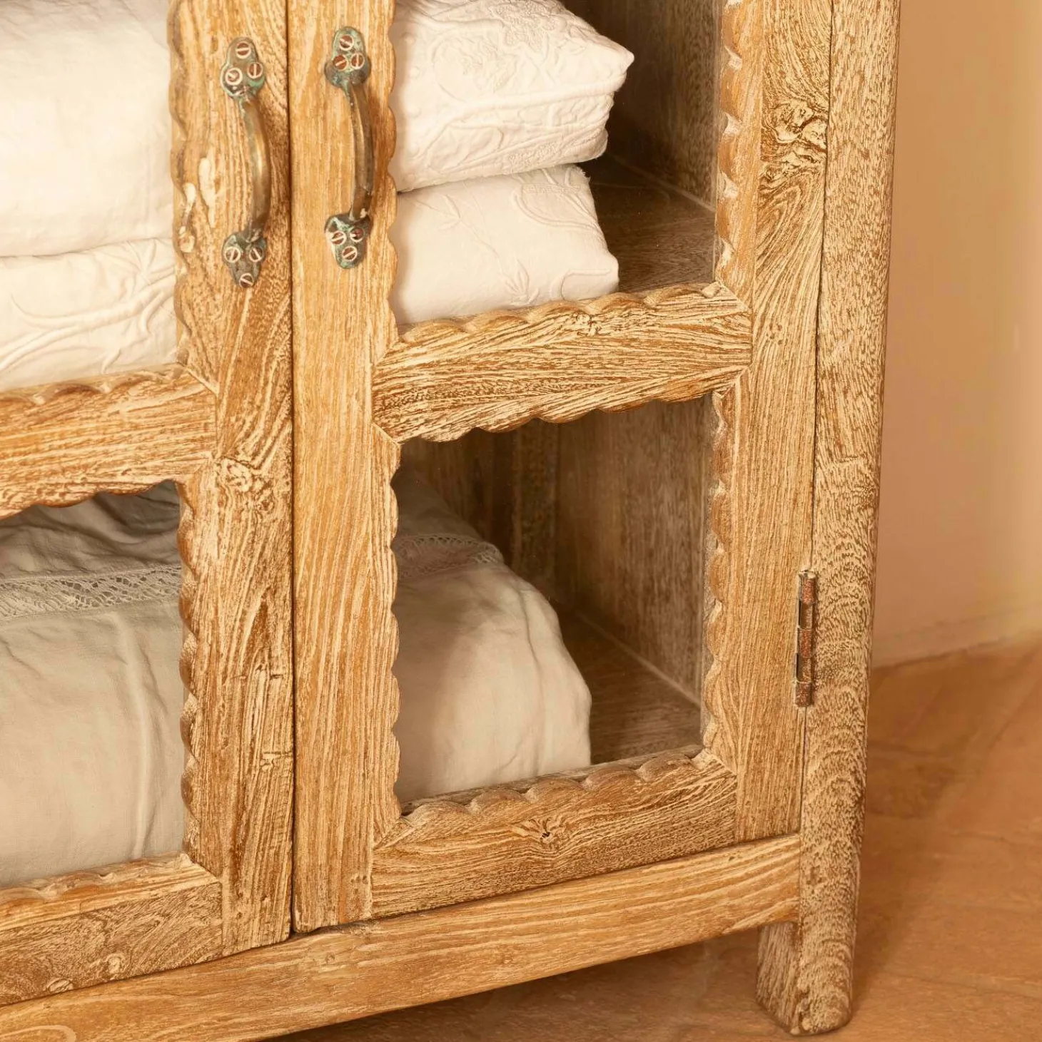 Ethan Wooden & Glass Cabinet