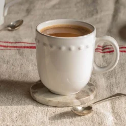 Eve White Bobble Mug