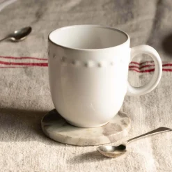 Eve White Bobble Mug