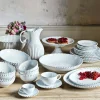 Eve White Bobble Tableware